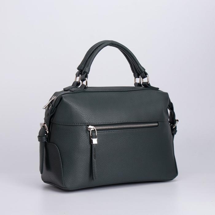 Сумка женская, отдел на молнии, 2 наружных кармана, цвет зелёный
Сумка женская, отдел на молнии, 2 наружных кармана, цвет зелёный