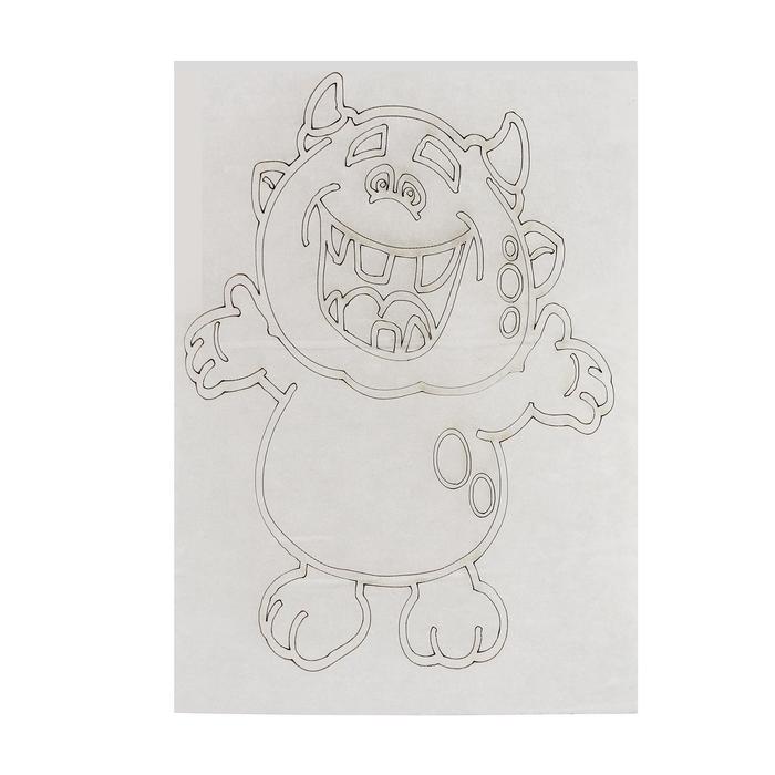 Трафарет «Монстрик №1» А5
Трафарет «Монстрик №1» А5