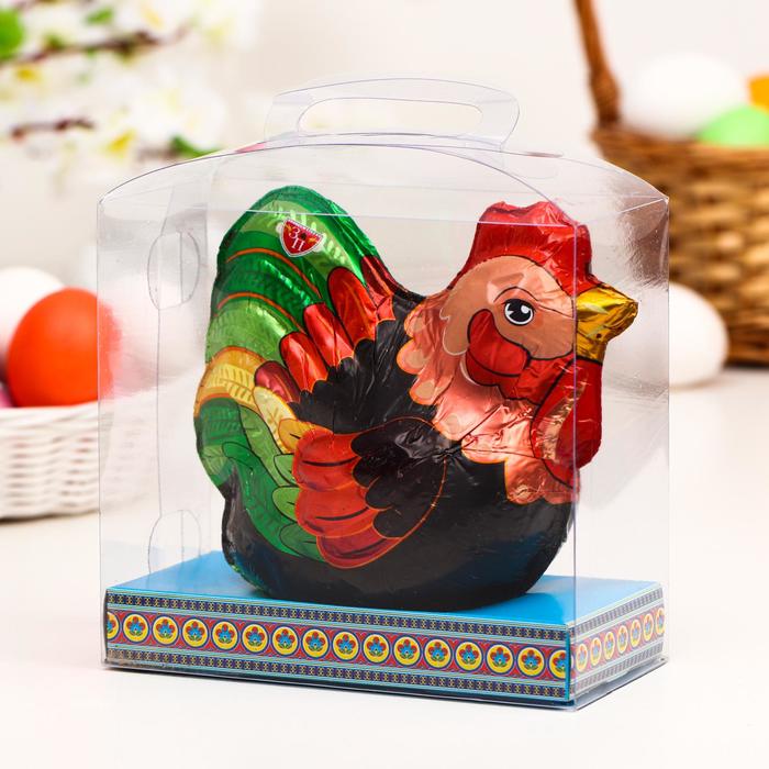 Фигурка шоколадная «Петух -Петрович», в подарочной сумке, 150 г
Фигурка шоколадная «Петух -Петрович», в подарочной сумке, 150 г