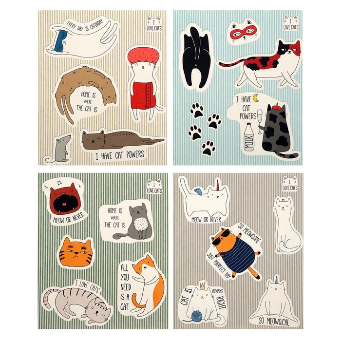 Тетрадь 48 листов в клетку "Кото-стикеры", обложка мелованный картон, выборочный УФ-лак, блок офсет, МИКС
Тетрадь 48 листов в клетку "Кото-стикеры", обложка мелованный картон, выборочный УФ-лак, блок офсет, МИКС