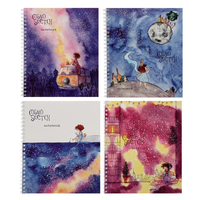 Тетрадь 48 листов в клетку на гребне "Космоскетчи", обложка мелованный картон, выборочный лак, блок офсет, МИКС
Тетрадь 48 листов в клетку на гребне "Космоскетчи", обложка мелованный картон, выборочный лак, блок офсет, МИКС