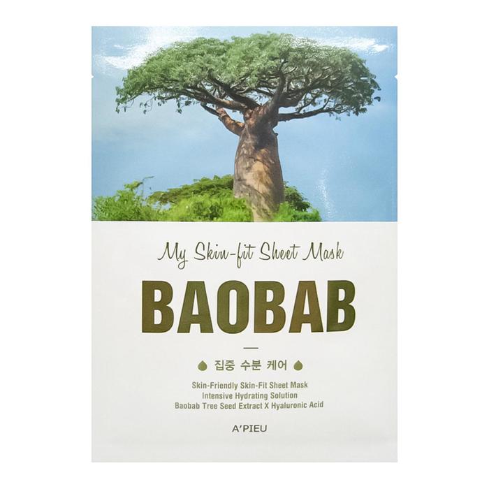 Тканевая маска A'PIEU с экстрактом баобаба, 25 г
Тканевая маска A'PIEU с экстрактом баобаба, 25 г