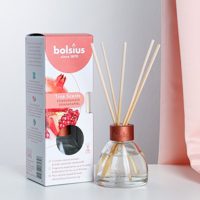 Диффузор ароматический bolsius "Гранат", 45 мл
Диффузор ароматический bolsius "Гранат", 45 мл