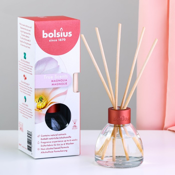 Диффузор ароматический bolsius "Магнолия", 45мл
Диффузор ароматический bolsius "Магнолия", 45мл