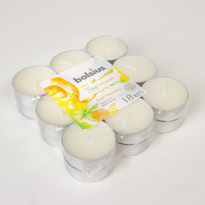 Набор чайных свечей ароматических bolsius "Feel Happy", 18 шт, 4 часа
Набор чайных свечей ароматических bolsius "Feel Happy", 18 шт, 4 часа