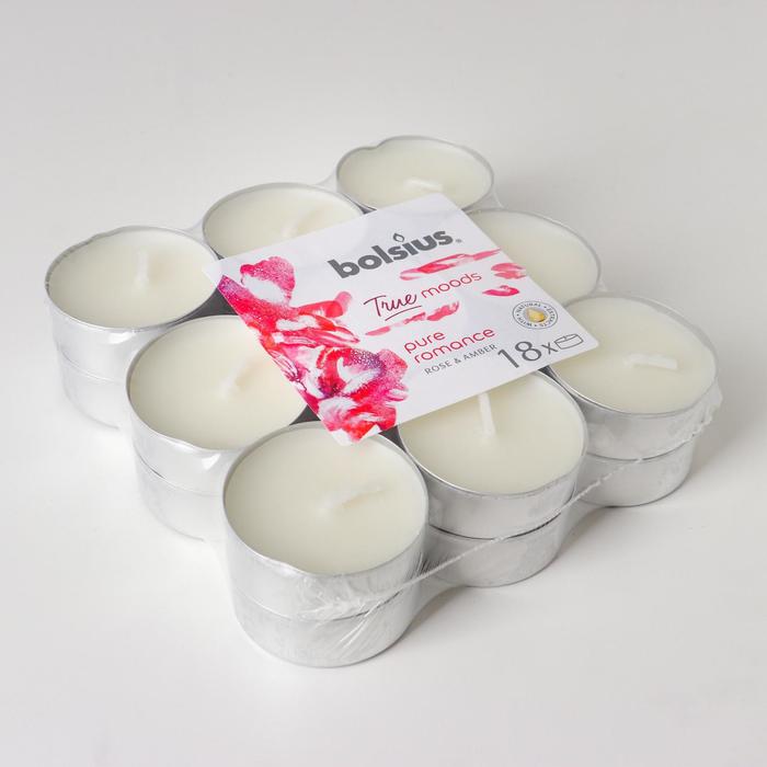 Набор чайных свечей ароматических bolsius "Pure Romance", 18 шт, 4 часа
Набор чайных свечей ароматических bolsius "Pure Romance", 18 шт, 4 часа