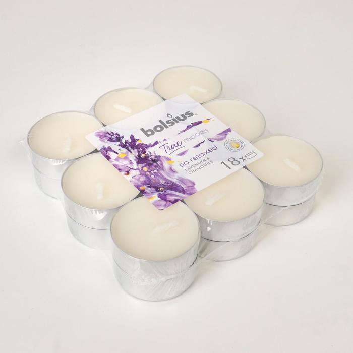 Набор чайных свечей ароматических bolsius "So Relaxed", 18 шт, 4 часа
Набор чайных свечей ароматических bolsius "So Relaxed", 18 шт, 4 часа