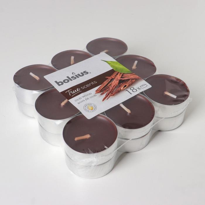 Набор чайных свечей ароматических bolsius "Агаровое дерево", 18 шт, 4 часа
Набор чайных свечей ароматических bolsius "Агаровое дерево", 18 шт, 4 часа