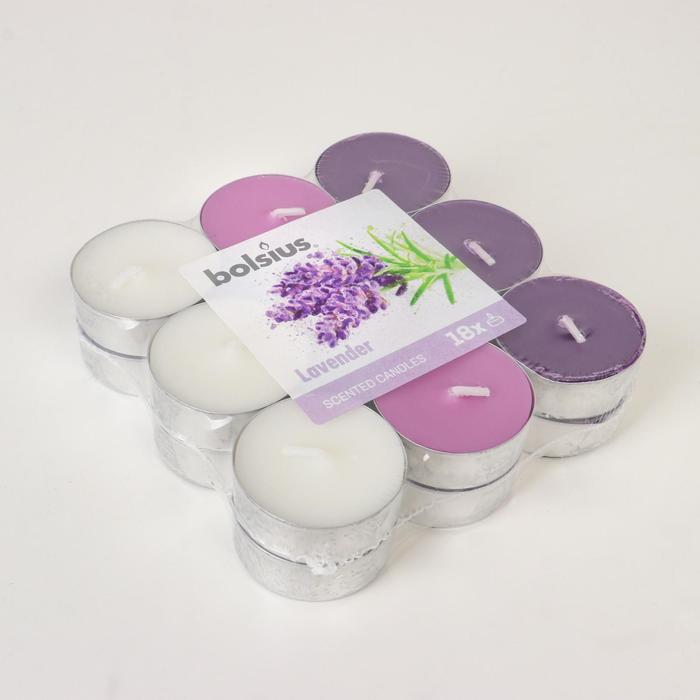 Набор чайных свечей ароматических bolsius "Лаванда", 18 шт, 4 часа, МИКС
Набор чайных свечей ароматических bolsius "Лаванда", 18 шт, 4 часа, МИКС