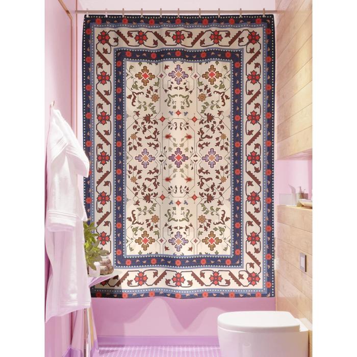 Штора для ванной «Ковер 4», размер 180х200 см
Штора для ванной «Ковер 4», размер 180х200 см
