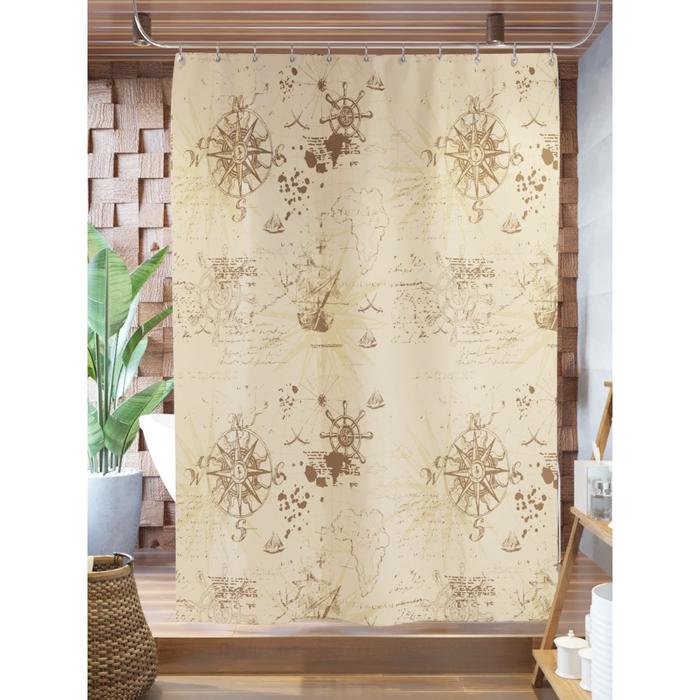 Штора для ванной «Навстречу путешествиям 3», размер 180х200 см
Штора для ванной «Навстречу путешествиям 3», размер 180х200 см