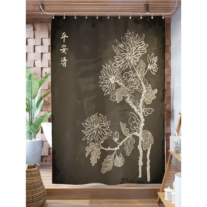 Штора для ванной «Хризантема», размер 180×200 см
Штора для ванной «Хризантема», размер 180×200 см