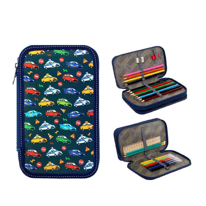 Пенал 2 секции, 105 x 190, с наполнением, 23 предмета, Calligrata, «Машинки (паттерн)»
Пенал 2 секции, 105 x 190, с наполнением, 23 предмета, Calligrata, «Машинки (паттерн)»