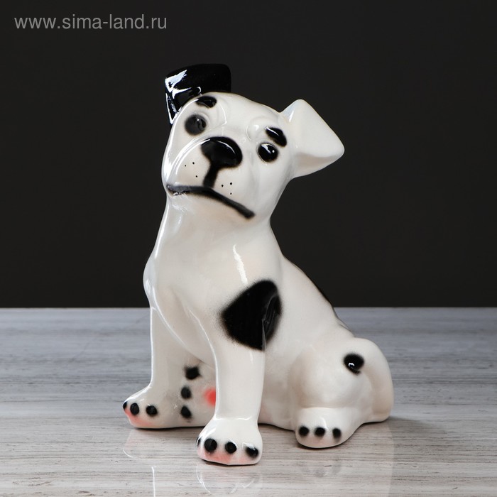 Копилка "Собака Рэкс" глянец, белая, 27 см
Копилка "Собака Рэкс" глянец, белая, 27 см