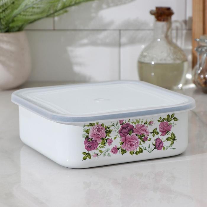 Лоток 1 л, с пластмассовой крышкой, декор МИКС
Лоток 1 л, с пластмассовой крышкой, декор МИКС