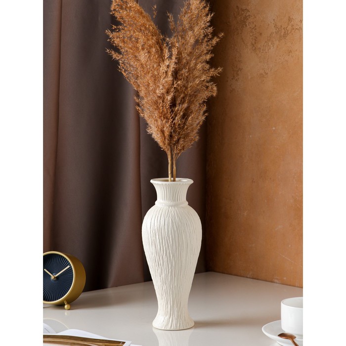 Ваза керамическая "Кокетка", настольная, молочная, 28 см
Ваза керамическая "Кокетка", настольная, молочная, 28 см