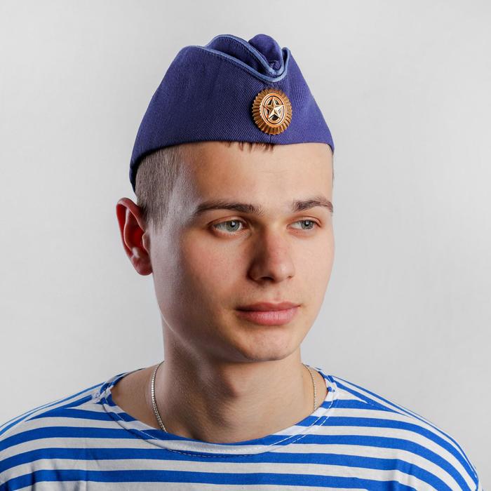 Пилотка ВВС, с кокардой, цвет синий, р. 58 + термонаклейка
Пилотка ВВС, с кокардой, цвет синий, р. 58 + термонаклейка