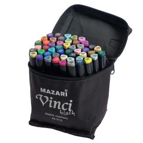 Набор художественных маркеров Mazari Vinci Black, 48 цветов, трёхгранный корпус, двусторонние (пулевидный/клиновидный наконечники)
Набор художественных маркеров Mazari Vinci Black, 48 цветов, трёхгранный корпус, двусторонние (пулевидный/клиновидный наконечники)