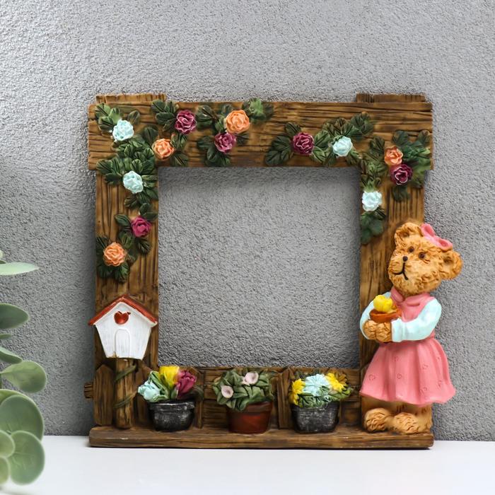 Рамка для выключателя полистоун "Мишка в саду" вн.р-р 8,6х8,6 см 15,5х15х1,7 см
Рамка для выключателя полистоун "Мишка в саду" вн.р-р 8,6х8,6 см 15,5х15х1,7 см