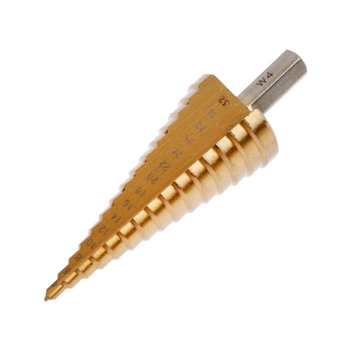 Сверло ступенчатое кобальтовое STRONG СТМ-52204032, W4, 4-32 мм
Сверло ступенчатое кобальтовое STRONG СТМ-52204032, W4, 4-32 мм