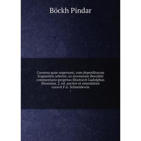 Книга Carmina quae supersunt, cum deperditorum fragmentis selectis; ex recensione Boeckhii commentario perpetuo illustravit Ludolphus Dissenius. 2. ed
Книга Carmina quae supersunt, cum deperditorum fragmentis selectis; ex recensione Boeckhii commentario perpetuo illustravit Ludolphus Dissenius. 2. ed