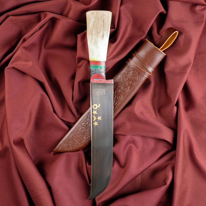 Нож Пчак Шархон - рукоять кость (17-27см)
Нож Пчак Шархон - рукоять кость (17-27см)