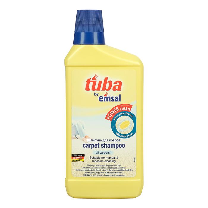 Шампунь для ковров Tuba, 500 мл
Шампунь для ковров Tuba, 500 мл