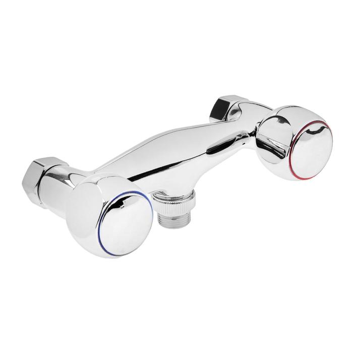 Смеситель для душа "ЦС-СМ" ЭМ909012, двухвентильный, настенный, с душевым набором, хром
Смеситель для душа "ЦС-СМ" ЭМ909012, двухвентильный, настенный, с душевым набором, хром