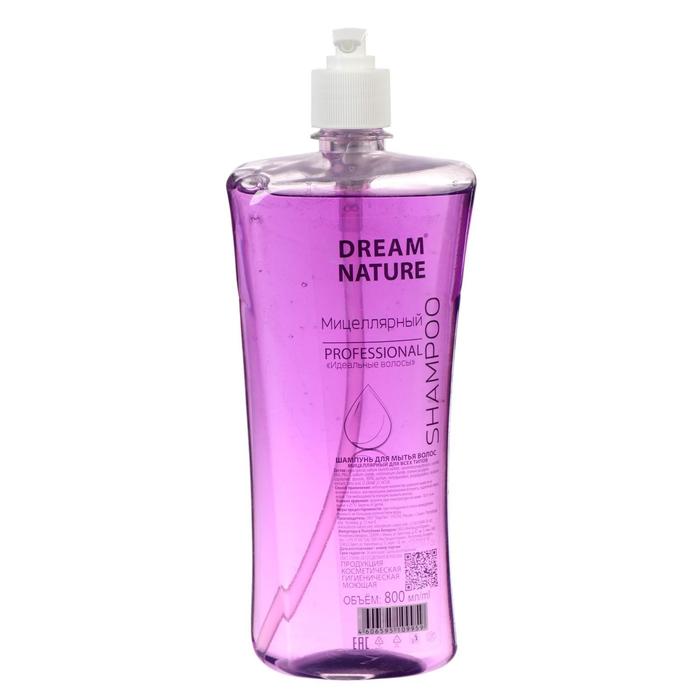 Шампунь Dream Nature «Идеальные волосы», мицеллярный, 800 мл
Шампунь Dream Nature «Идеальные волосы», мицеллярный, 800 мл