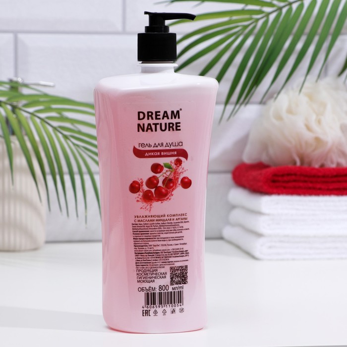 Гель для душа Dream Nature "Дикая вишня" 800 мл
Гель для душа Dream Nature "Дикая вишня" 800 мл