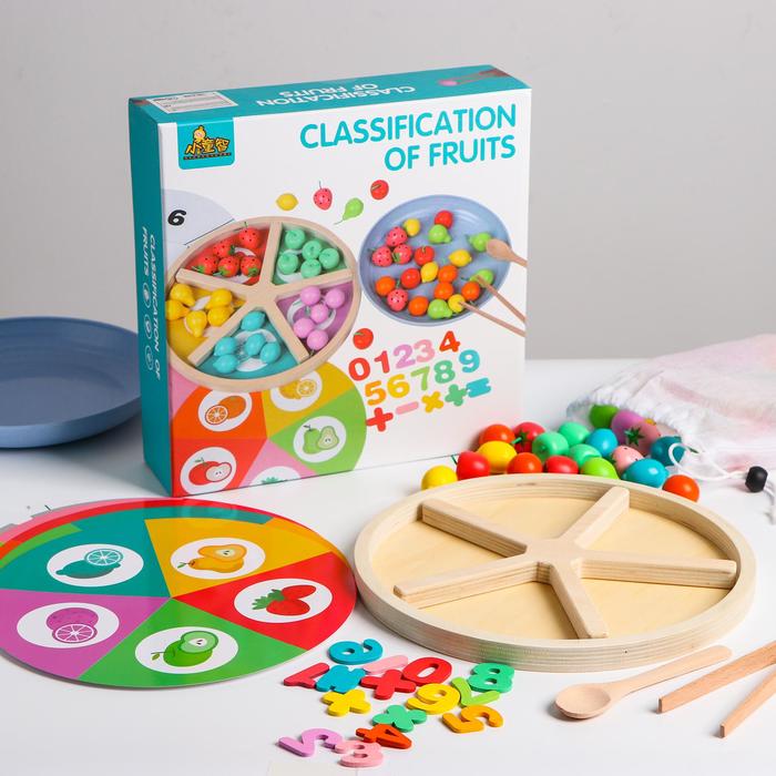 Развивающий набор для счёта «Фрукты» 25,1×25,1×6,5 см
Развивающий набор для счёта «Фрукты» 25,1×25,1×6,5 см