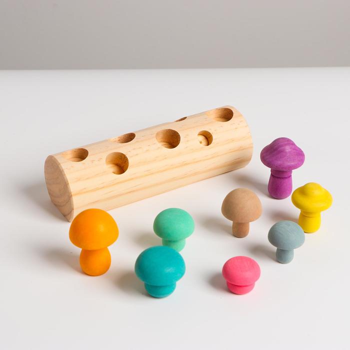 Развивающий набор «Грибы на пеньке» 18×6×5,3 см
Развивающий набор «Грибы на пеньке» 18×6×5,3 см