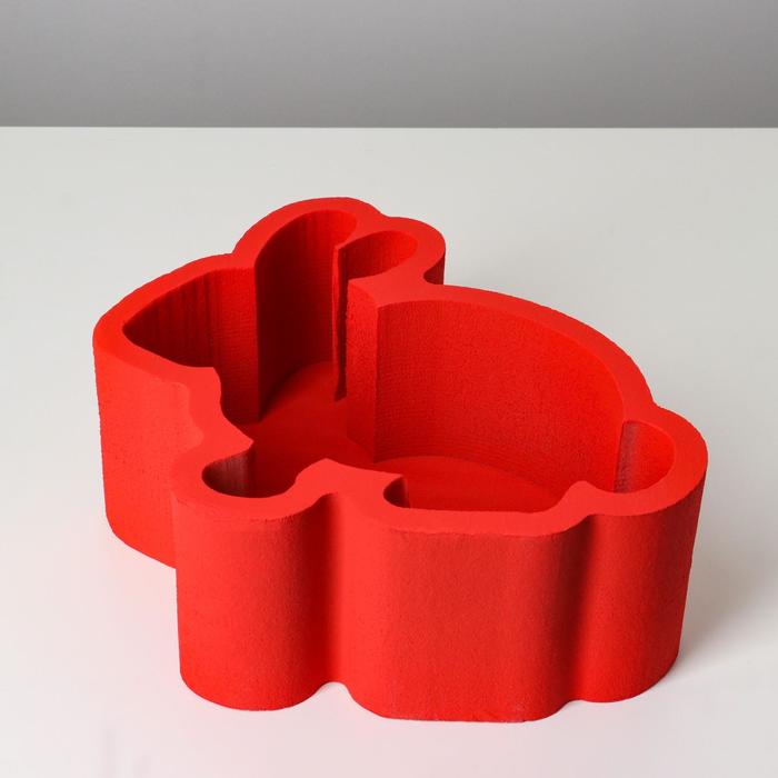 Пенобокс 27×24×10 см кашпо для цветов и подарков "Заяц, кролик", красный
Пенобокс 27×24×10 см кашпо для цветов и подарков "Заяц, кролик", красный