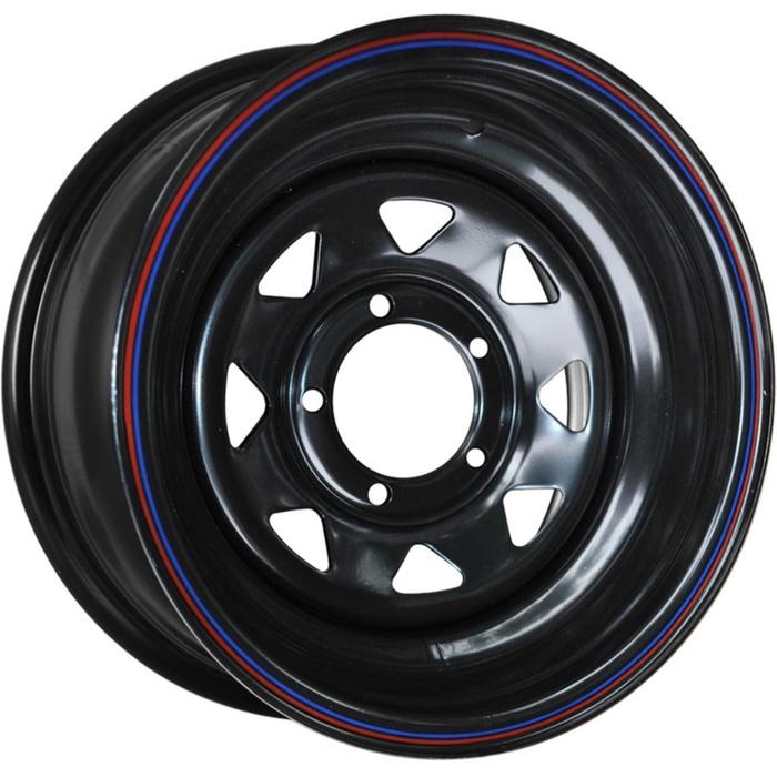 фото Диск штампованный уаз 7x15 5x139.7 et15 d110 black orw (off road wheels)