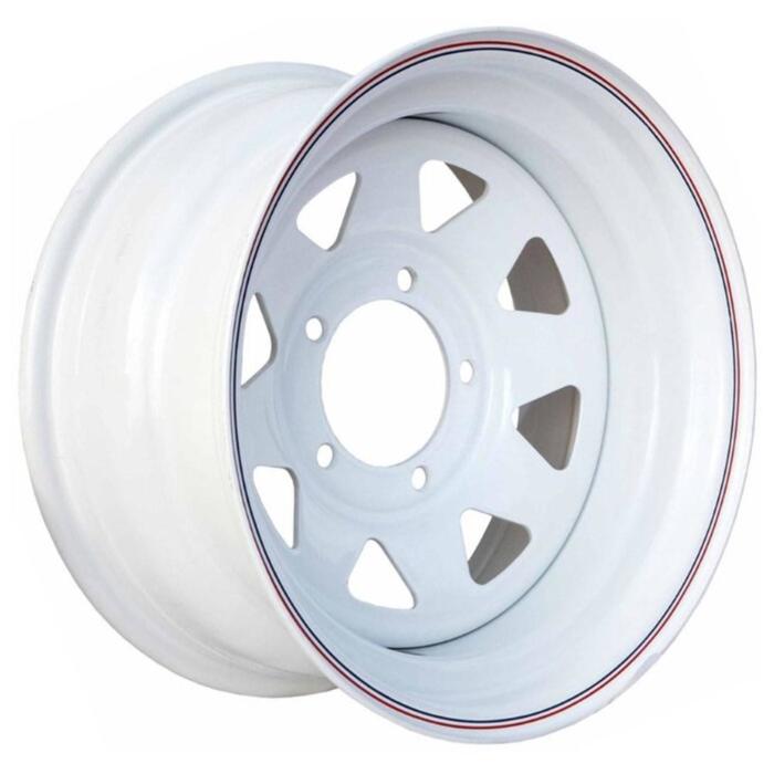 фото Диск штампованный уаз 7x15 5x139.7 et15 d110 white orw (off road wheels)