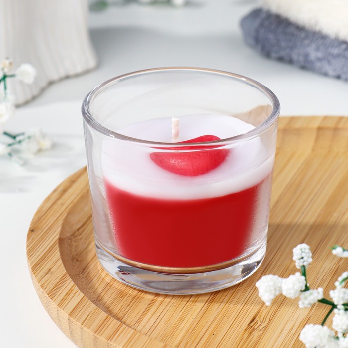Свеча ароматическая в стакане "I love you", 60 гр
Свеча ароматическая в стакане "I love you", 60 гр