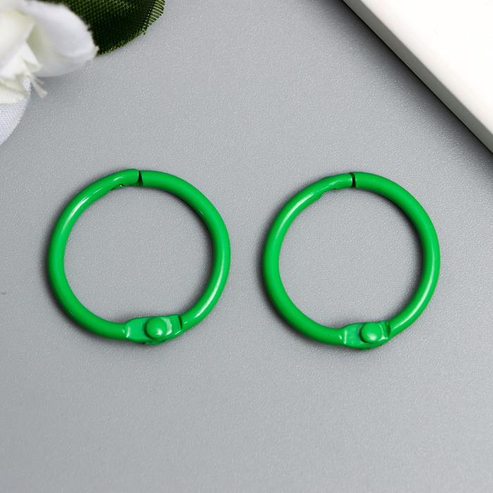 Кольца для альбомов "Айрис" 2,5 см, 2 шт, зелёный
Кольца для альбомов "Айрис" 2,5 см, 2 шт, зелёный