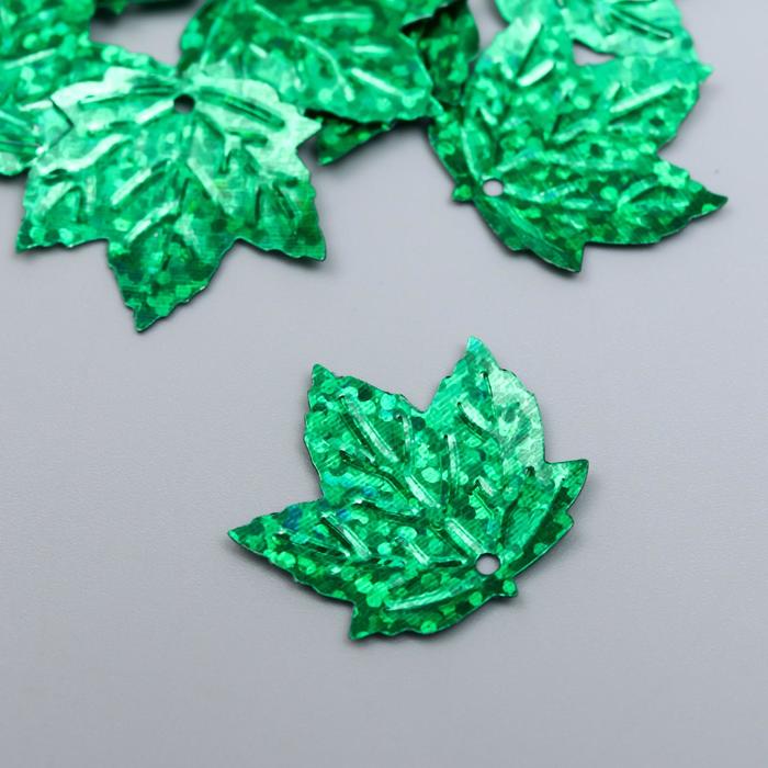 Пайетки "Кленовый лист" 2,2 см, 10 гр, зелёный
Пайетки "Кленовый лист" 2,2 см, 10 гр, зелёный