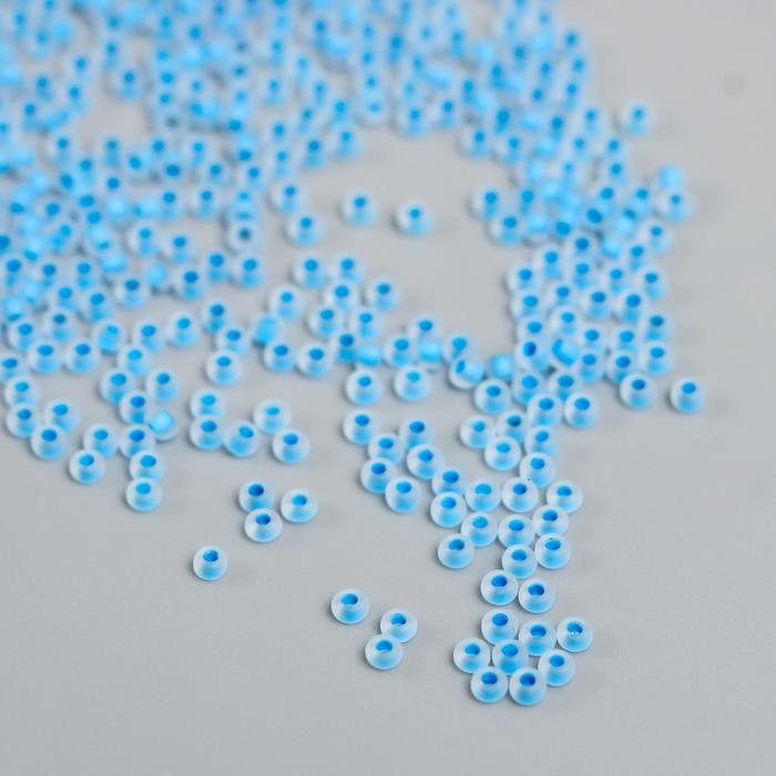 Бисер матовый "Preciosa" прозрачный, 10/0, 20 гр синий 
Бисер матовый "Preciosa" прозрачный, 10/0, 20 гр синий