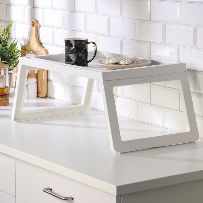 Столик поднос для завтрака складной "КЛИПСК", белый
Столик поднос для завтрака складной "КЛИПСК", белый