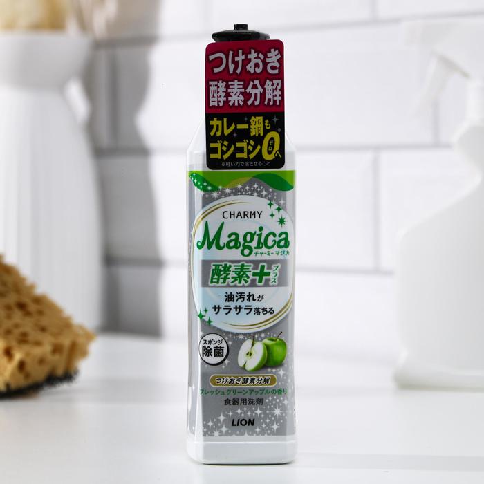 Средство для мытья посуды Charmy Magica+ "Зелёное яблоко", 220 мл
Средство для мытья посуды Charmy Magica+ "Зелёное яблоко", 220 мл