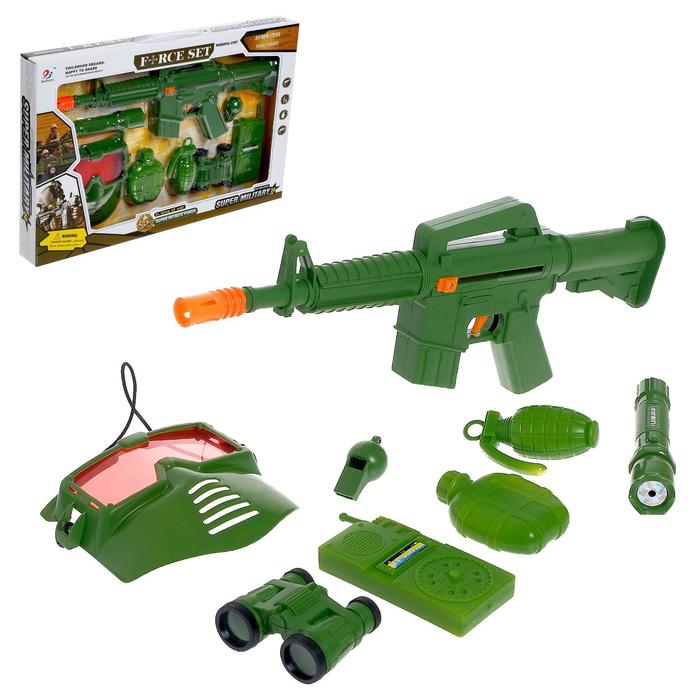 Набор военного «Солдат», 8 предметов
Набор военного «Солдат», 8 предметов