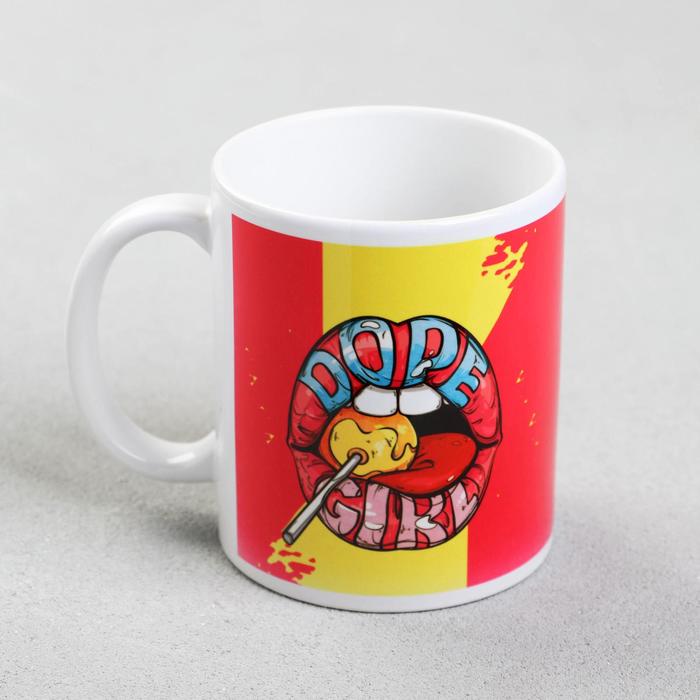Кружка керамическая Dope girl рот, 320 мл
Кружка керамическая Dope girl рот, 320 мл