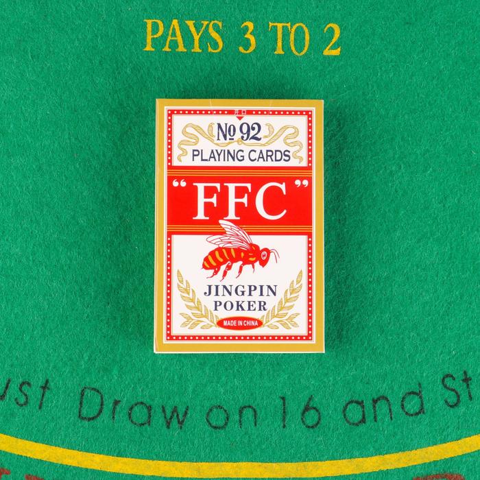 Карты для покера бумажные "FFC", 55 шт, 8.6 х 5.6 см, микс 
Карты для покера бумажные "FFC", 55 шт, 8.6 х 5.6 см, микс