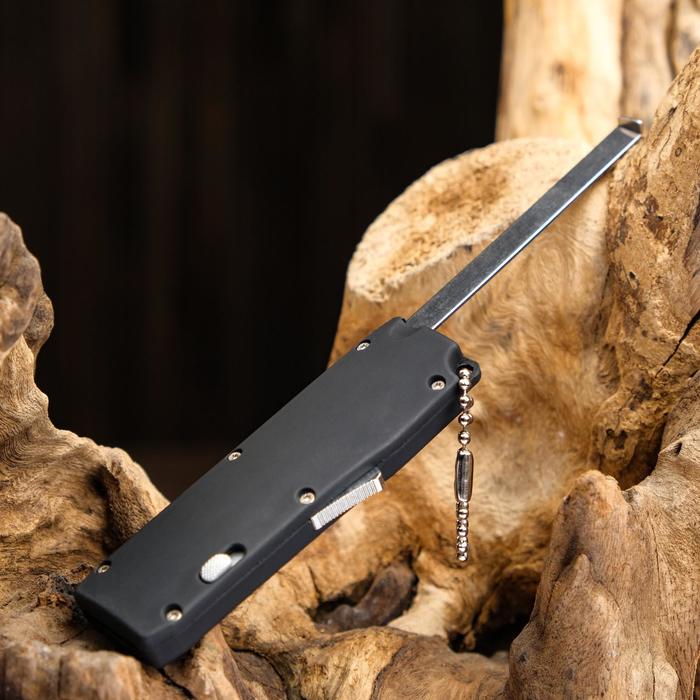 фото Нож автоматический, складной "шип" сталь - 420, рукоять - резина, 14 см мастер клинок