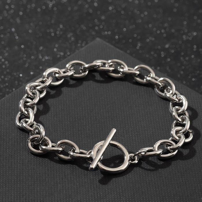 Браслет металл "Цепь" различие, цвет серебро ,L=20см
Браслет металл "Цепь" различие, цвет серебро ,L=20см