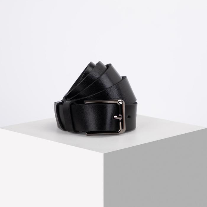 Ремень мужской, ширина 3,5 см, винт, пряжка металл, цвет чёрный
Ремень мужской, ширина 3,5 см, винт, пряжка металл, цвет чёрный