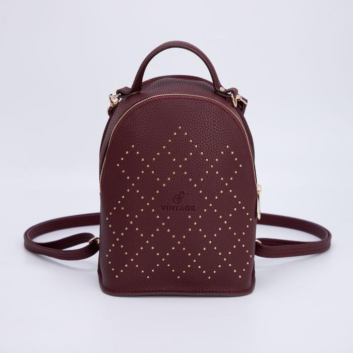 Рюкзак молодёжный, отдел на молнии, цвет бордовый
Рюкзак молодёжный, отдел на молнии, цвет бордовый