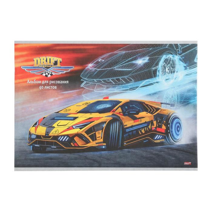 Альбом для рисования А4, 40 листов на скрепке "Гиперкар", бумажная обложка, блок 100 г/м²
Альбом для рисования А4, 40 листов на скрепке "Гиперкар", бумажная обложка, блок 100 г/м²