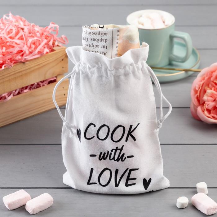 фото Набор подарочный "cook with love" полотенце 40х73см, лопатка этель